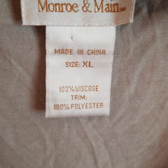 Monroe & Main XL gray sheer overlay dress - Picture 4 of 8